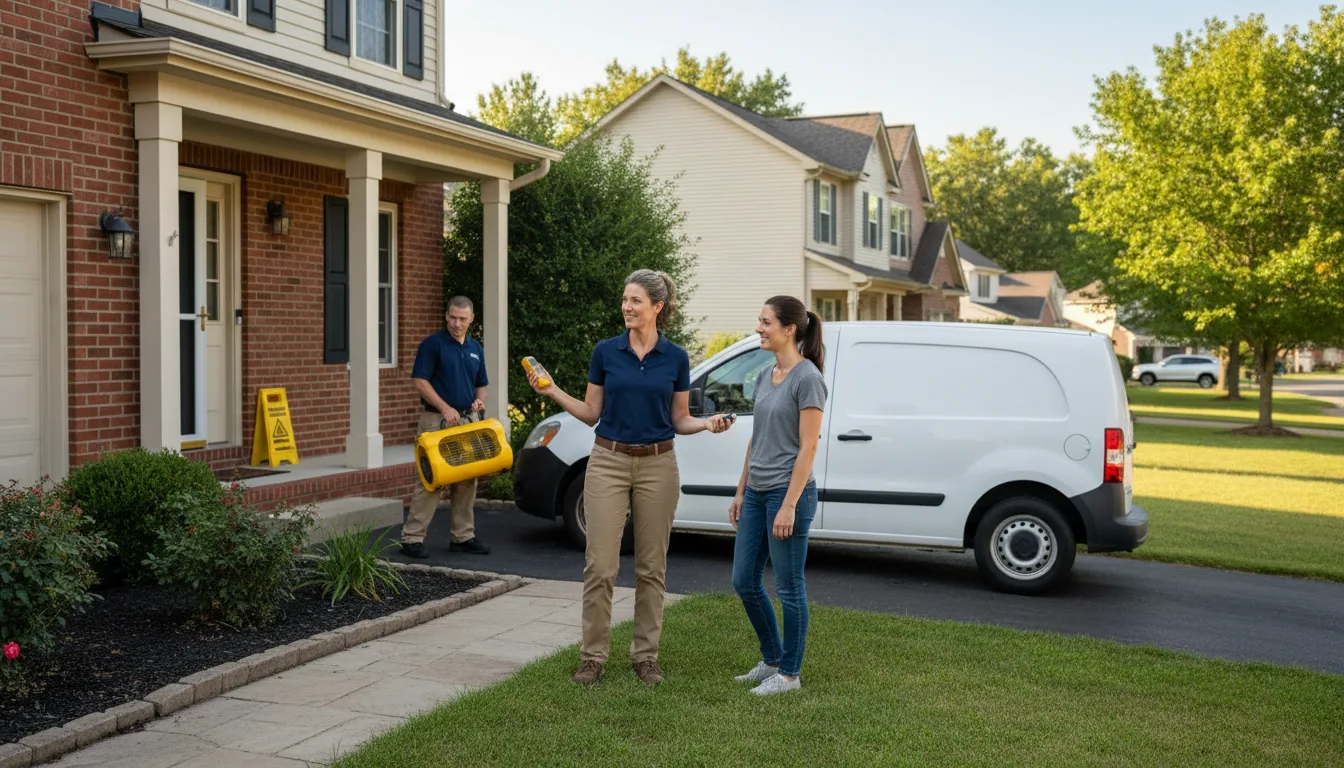 Water restoration image for Home Water Damage Repair in Lupton, MI